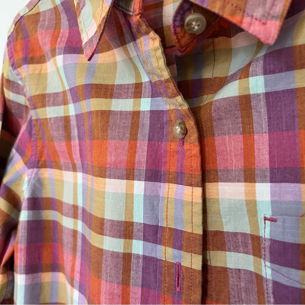 Pendleton Women's Plaid Button Down Shirt medium